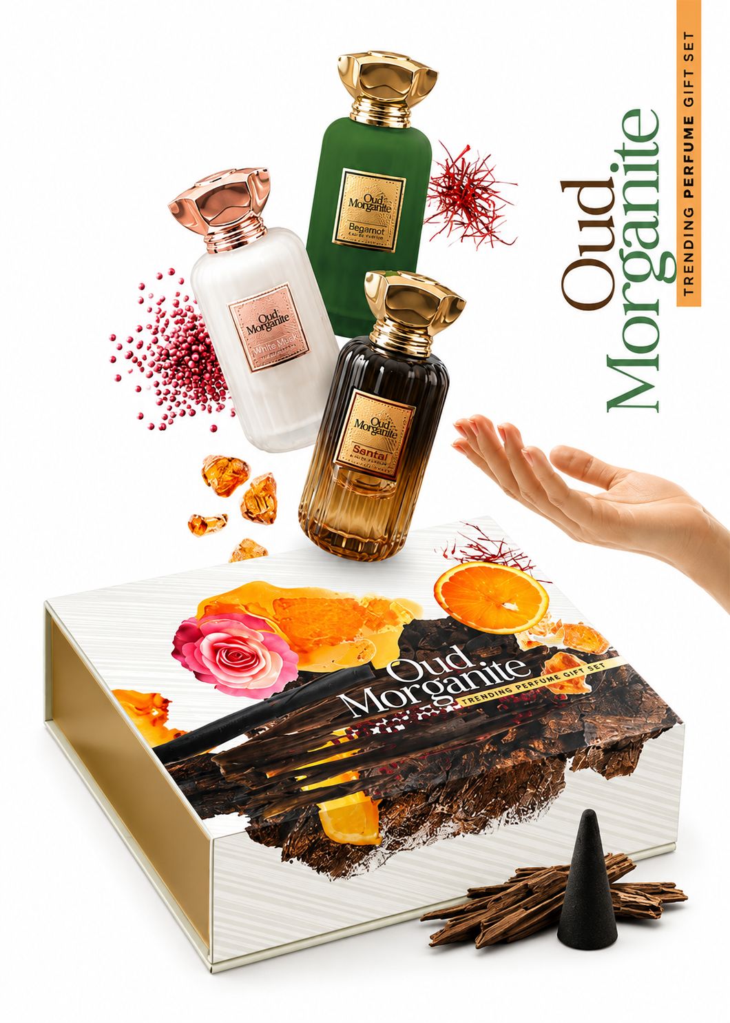 Oud Morganite Luxury 3 in 1 Gift Collection
