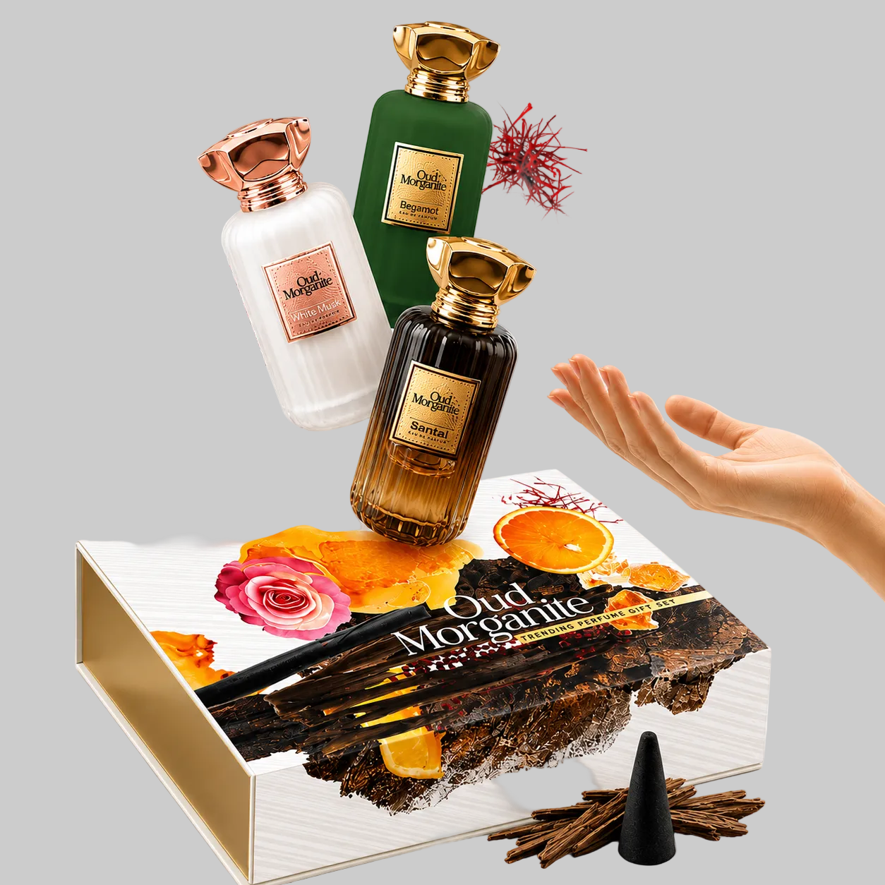 Oud Morganite Luxury 3 in 1 Gift Collection