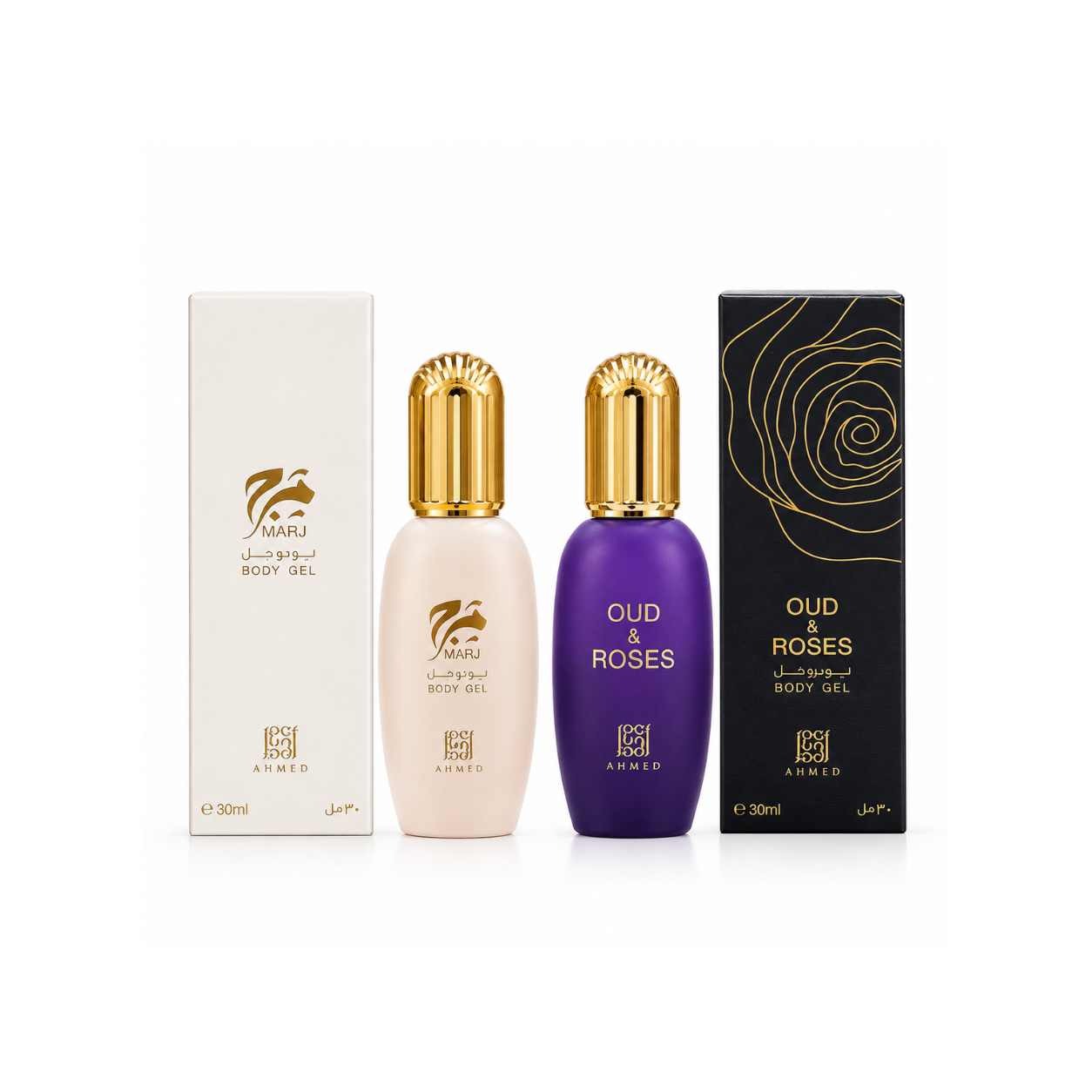 Luxury Body Care Collection – 4 Premium Body Gel